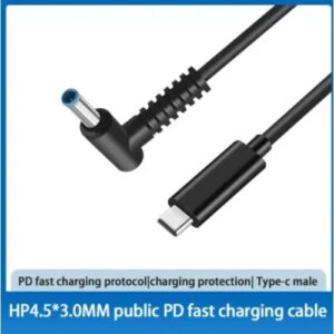 USB-C to HP Blue Pin PD Charging Cable (100W)