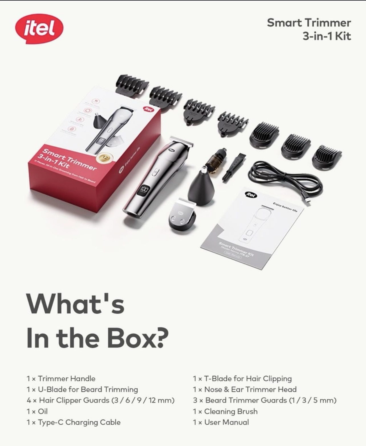 itel Smart Trimmer 3-in-1 Kit