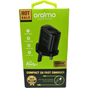 Oraimo Compact 2A Fast Charger Firefly3 OCW-U665 + M53